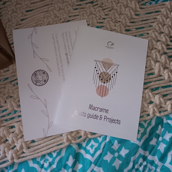 Nurture Things~DIY Retro 70's Handmade Macrame Kit New In Box - Picture 6 of 13